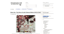Desktop Screenshot of creamusic.net
